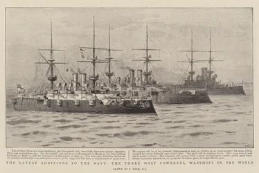 Las últimas adiciones a la Marina, los tres buques de guerra más poderosos del mundo